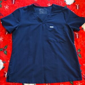 Figs Women's Top in Navy Blue